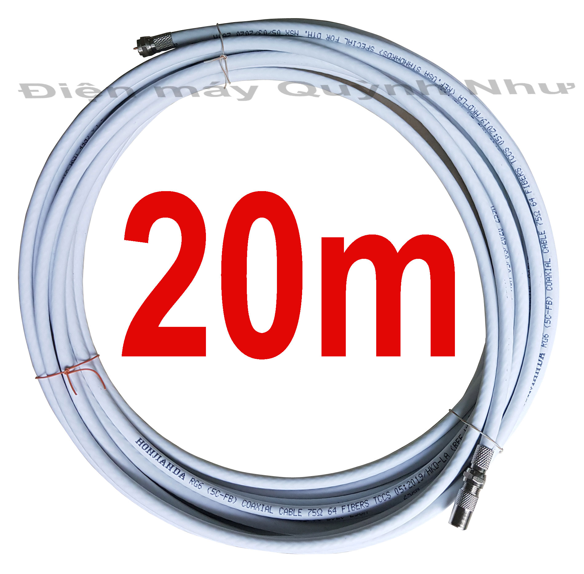 [HCM]20M DÂY (CÁP) ANTEN TRUYỀN HÌNH KỸ THUẬT SỐ MẶT ĐẤT DVB–T2 LOẠI TỐT