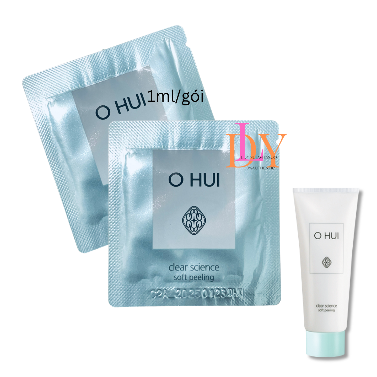 Ohui 10 gói gel tẩy da tế bào chết Ohui clear science soft Peeling 1ml