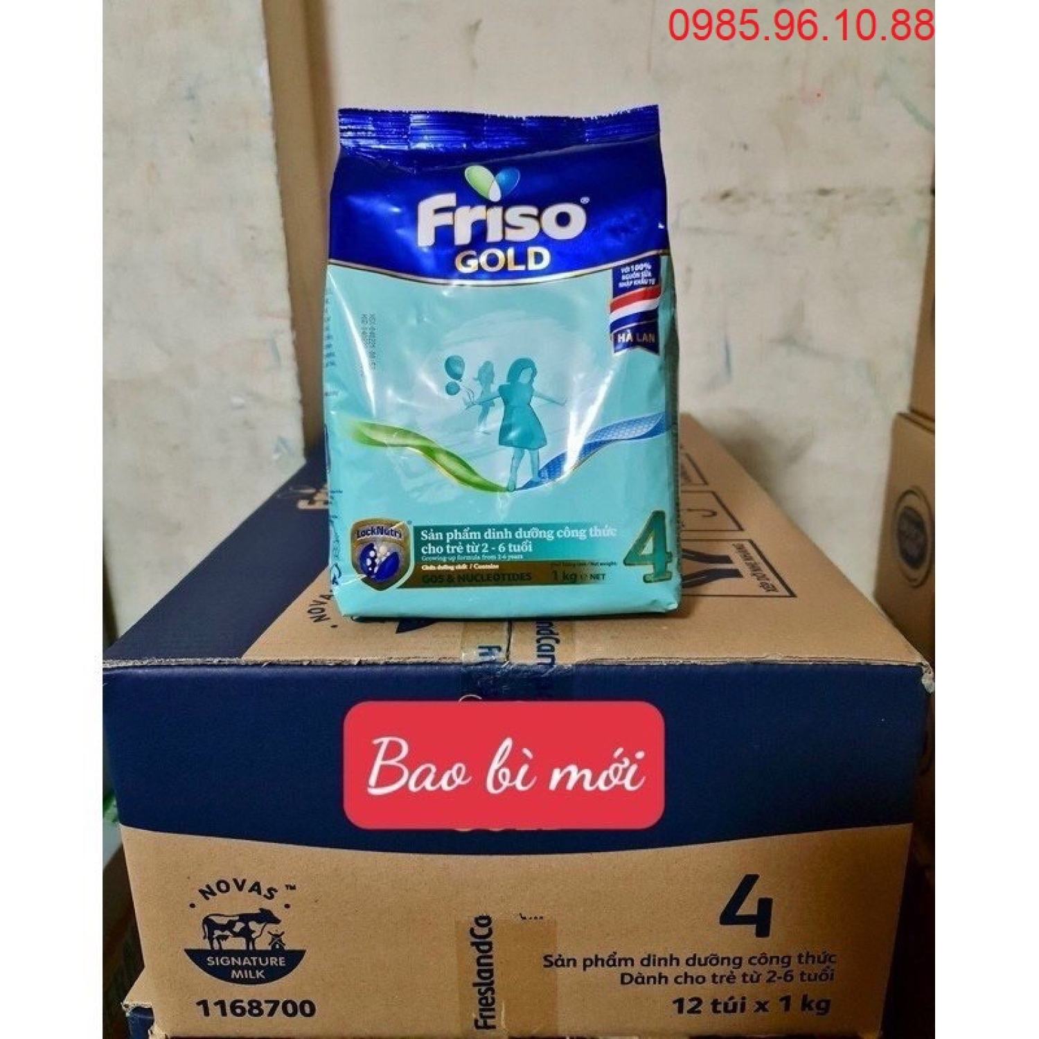 Sữa bột friso gold số 4 -túi 1kg