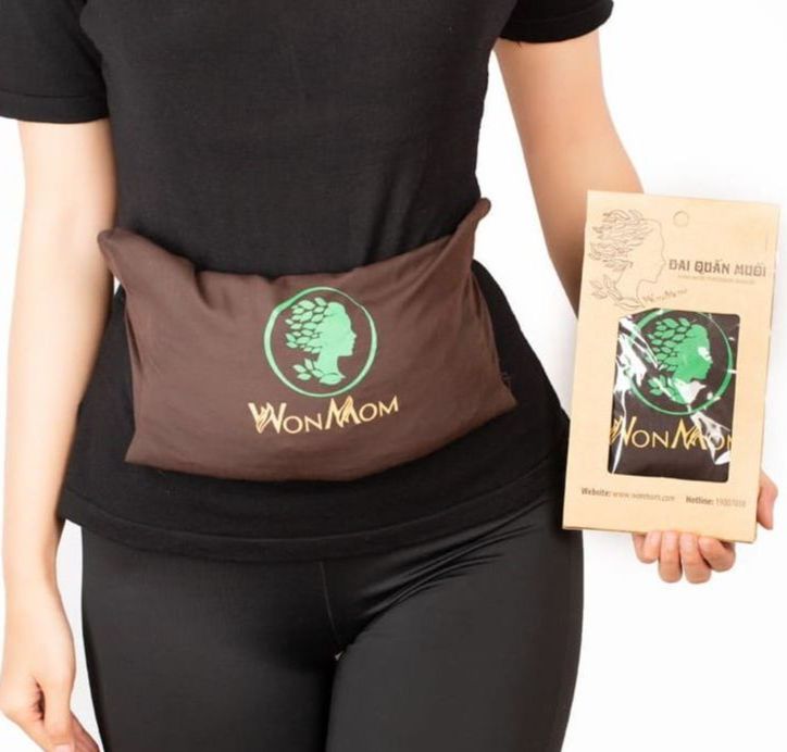 Đai quấn muối giảm mỡ bụng chính hãng wonmom