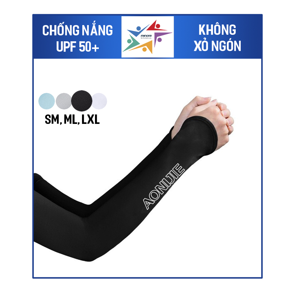 Ống tay thể thao chống nắng aonijie e4118 - mát lạnh, chống nắng spf50+