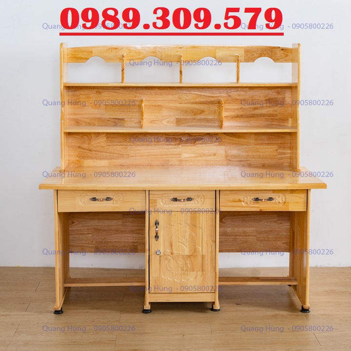 BÀN HỌC SINH GỖ THÔNG ĐÔI CAO CẤP MÀU VÀNG CAO CẤP