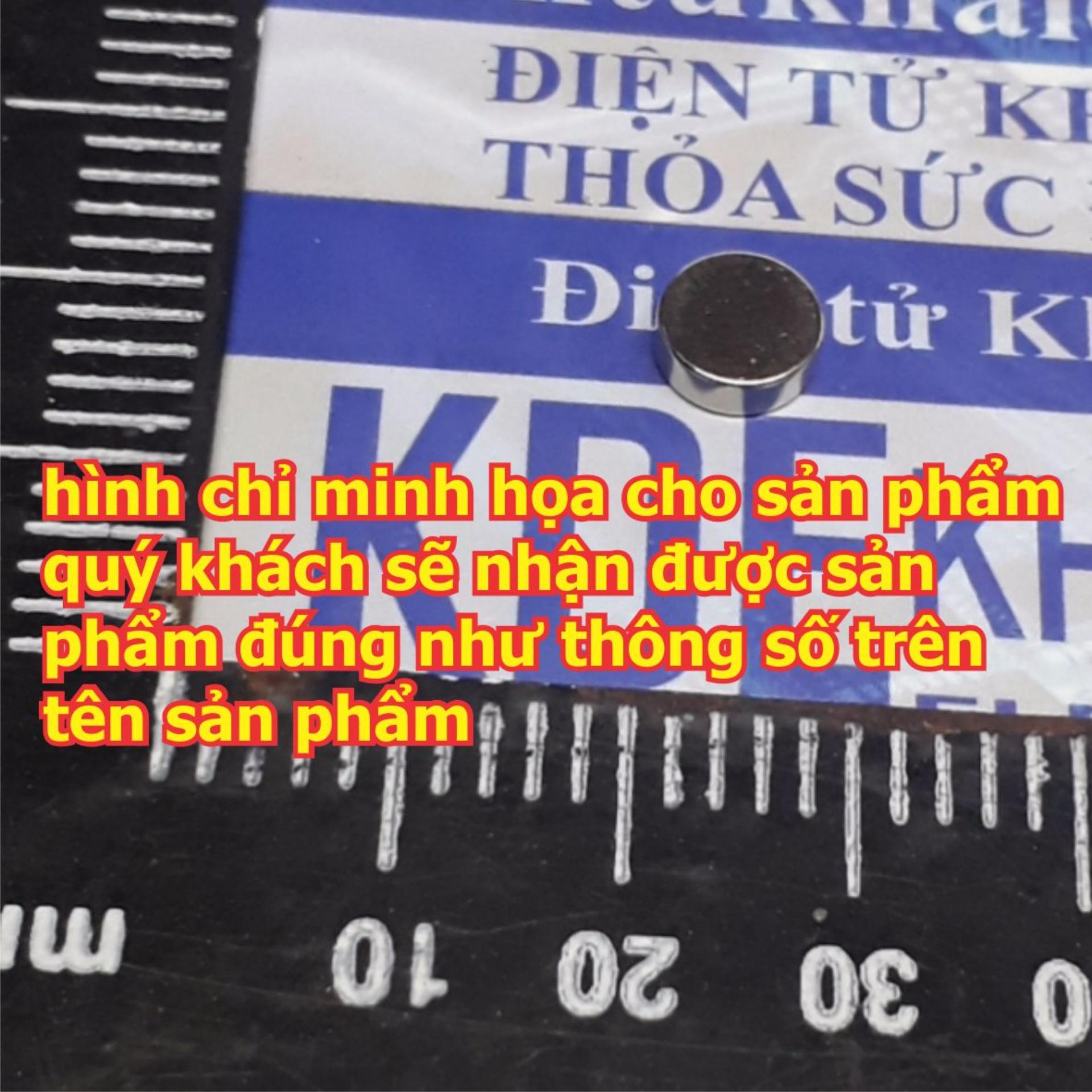 20 cục nam châm vĩnh cửu, nam châm đất hiếm tròn phi 6mm cao 3mm 6x3mm kde4794