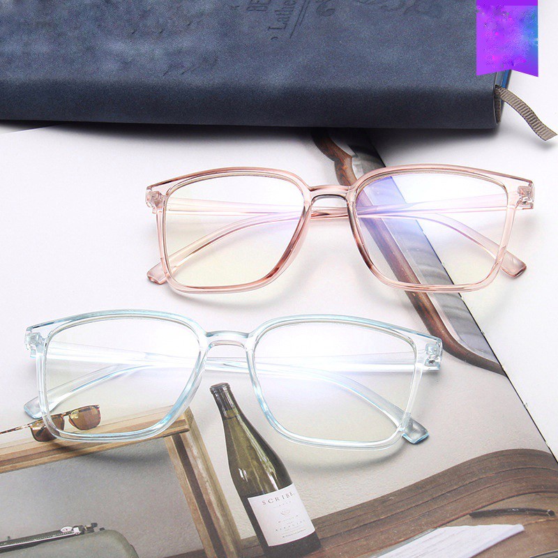 Kính mắt thời trang trong suốt gọng nhựa Trendy K4