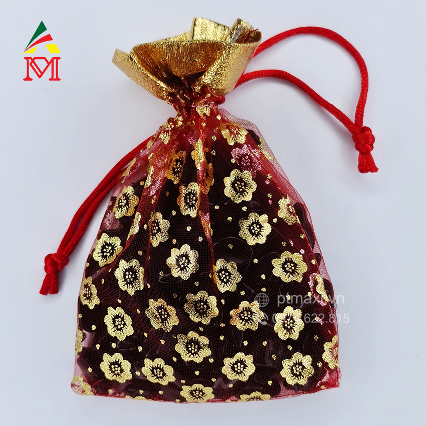 Túi Tài Lộc Đá Thạch Anh Đen 100g. Hợp Mệnh Mộc, Mệnh Thuỷ