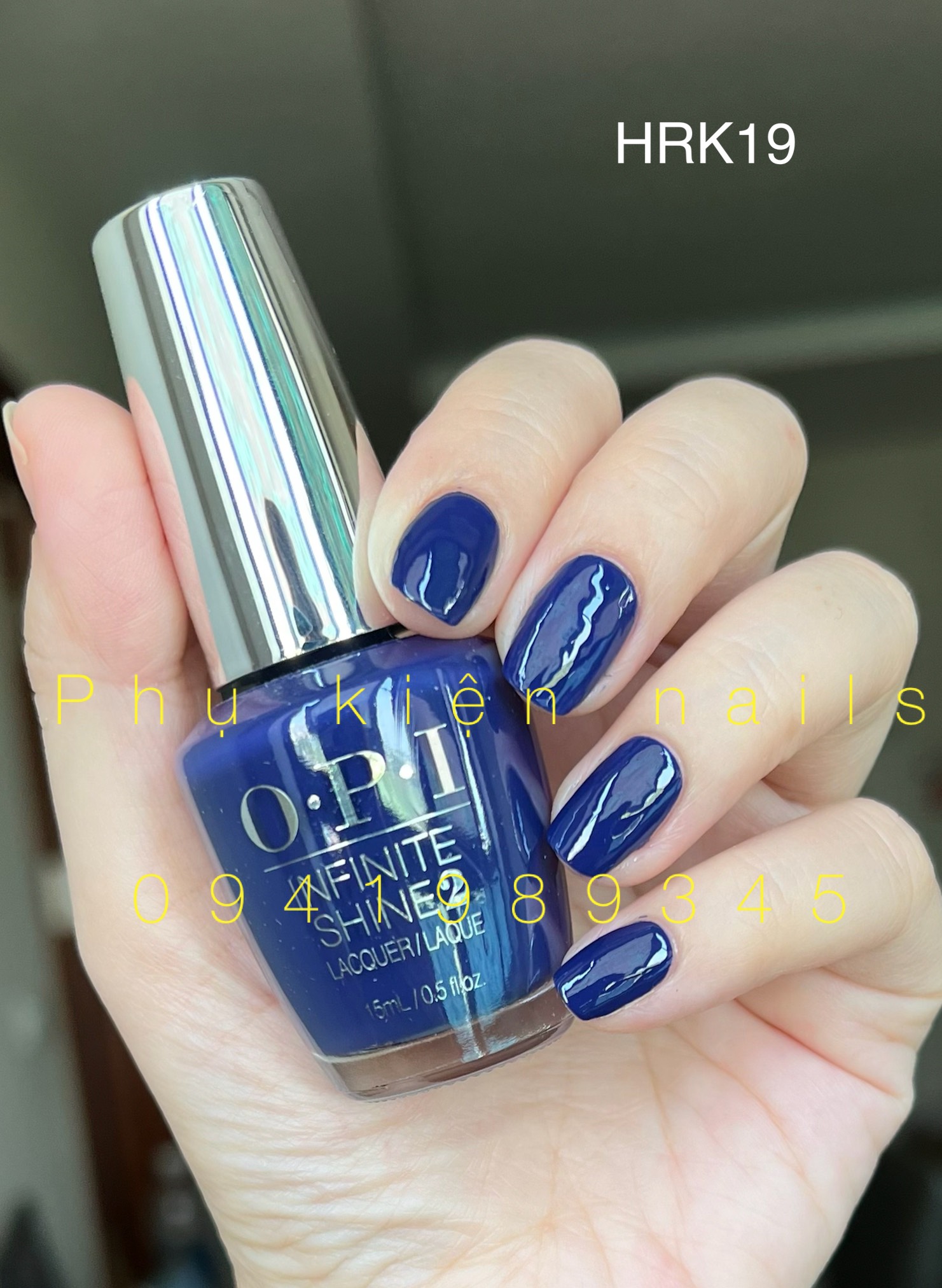 Sơn Móng Tay Opi - Sơn Nắp Bạc Siêu Bóng(Hrk19)