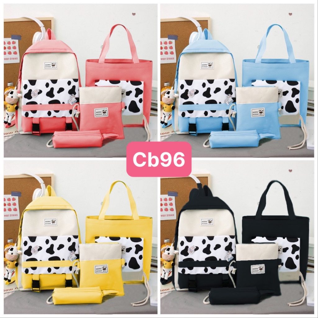 Combo balo 4 món bò sữa phối kem cb96
