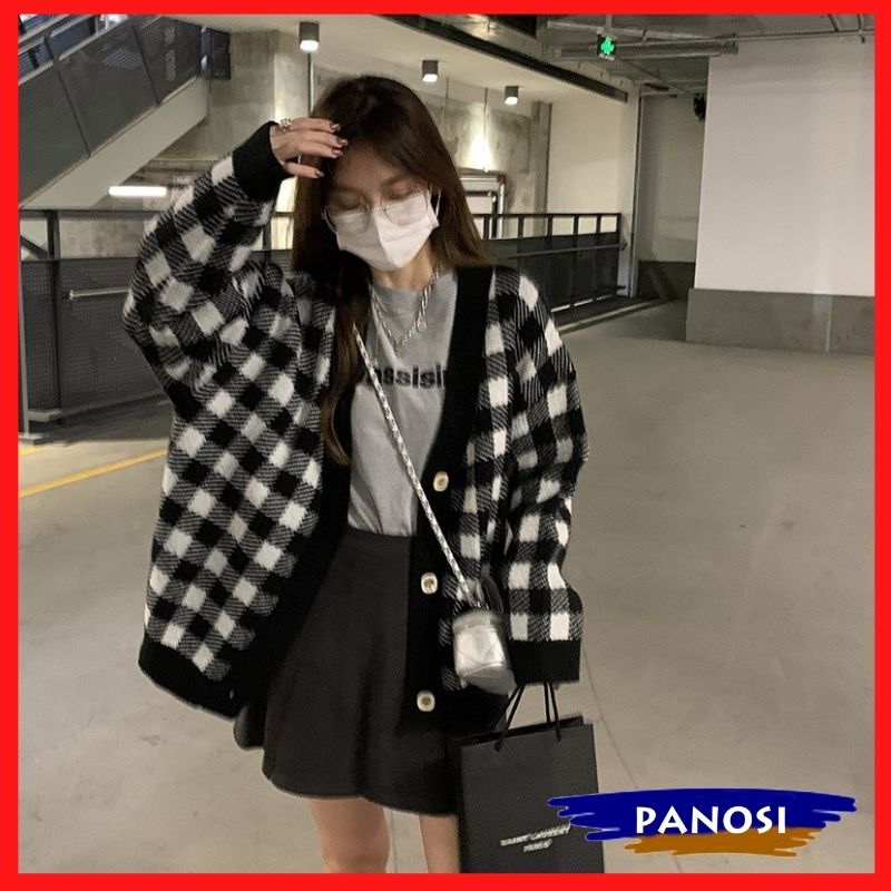 Áo khoác cardigan nữ dáng croptop họa tiết kẻ caro nhiều màu xinh PANOSI - A144 | Lazada.vn Áo Khoác Cardigan Nữ Dáng Croptop Họa Tiết Kẻ Caro Nhiều Màu Xinh Panosi - A144 | Lazada.Vn