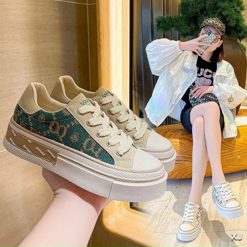 giày thể thao, giầy sneaker nữ thời trang hàn quốc chất liệu vải hoạ tiết 00 mang êm chân hot trend năm 2022 Verygood Ha Noi