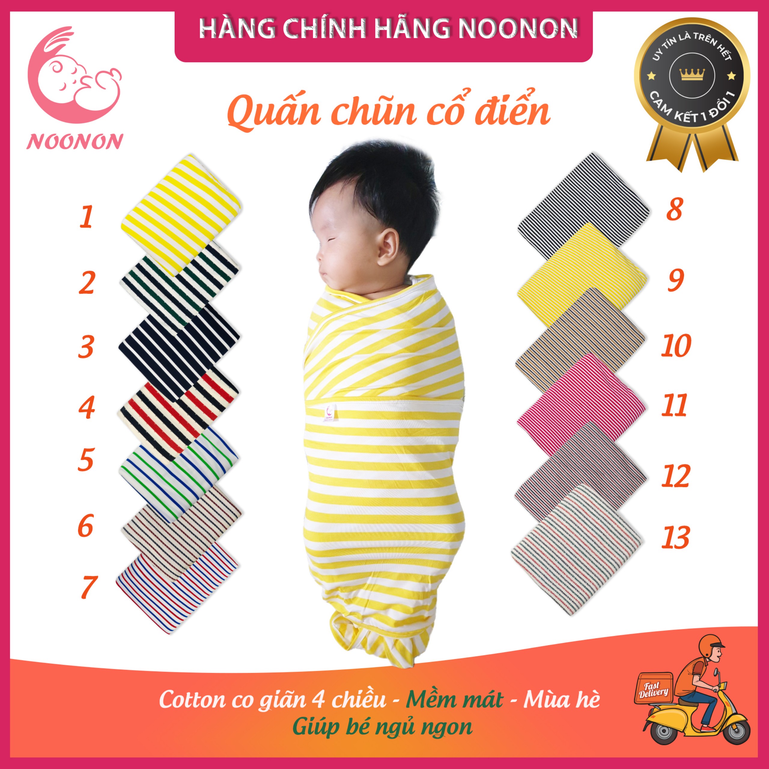 Khăn quấn em bé/Khăn quấn sơ sinh chất lượng cao