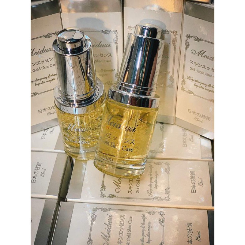 Serum meiduzi nhật bản 24k gold dưỡng trắng mịn da