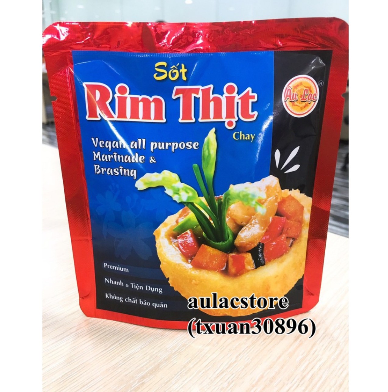Sốt rim thịt chay âu lạc