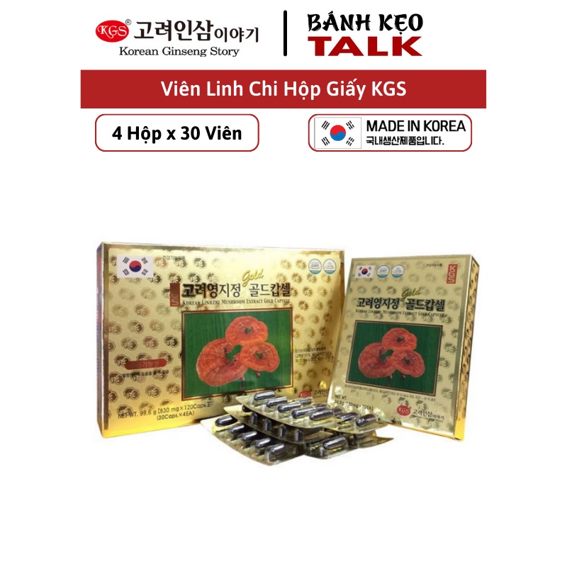 Viên linh chi hộp giấy kgs 99.6g