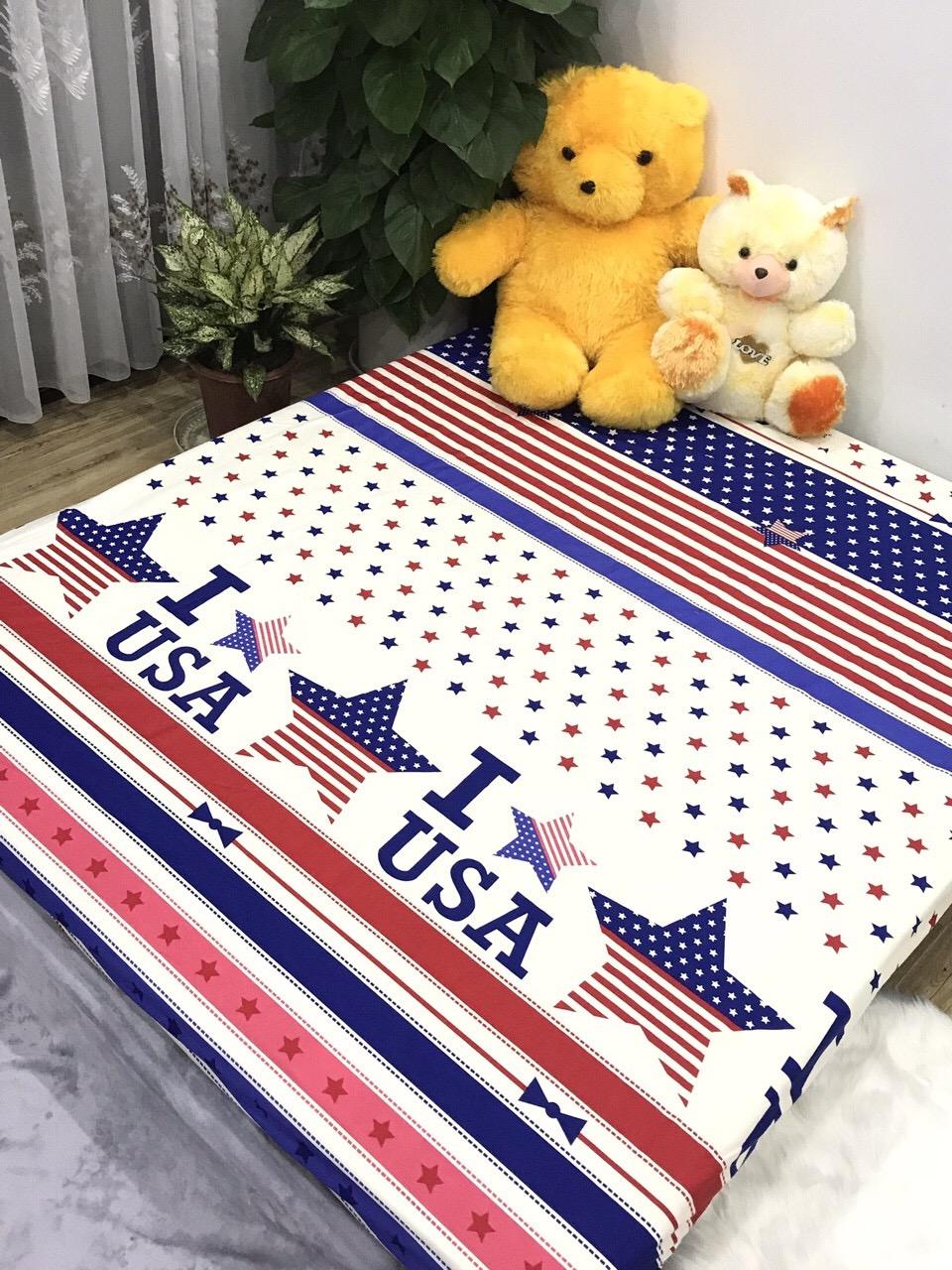 Ga chống thấm cotton cao cấp 1m8*2m. Hàng chất lượng an toàn dành cho bé