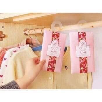 Túi thơm treo tủ quần áo chống nấm mốc chống côn trùng, Các mùi hương: Hoa oải hương, hoa hồng, đại dương, hoa nhài, hoa huệ, chan