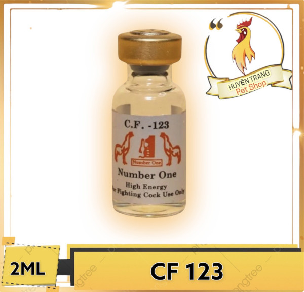 Cf123 2ml trị tang số 1 dành cho gà đá
