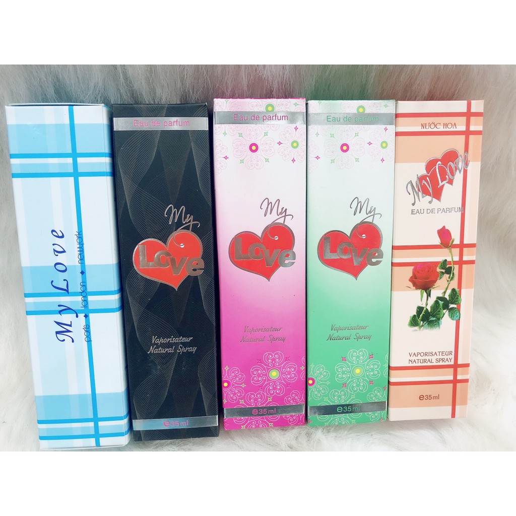 Nước hoa My Love 35ml, sản phẩm chất lượng, đảm bảo an toàn sức khỏe người dùng, cam kết cung cấp mặt hàng đang được săn đón trên thị trường