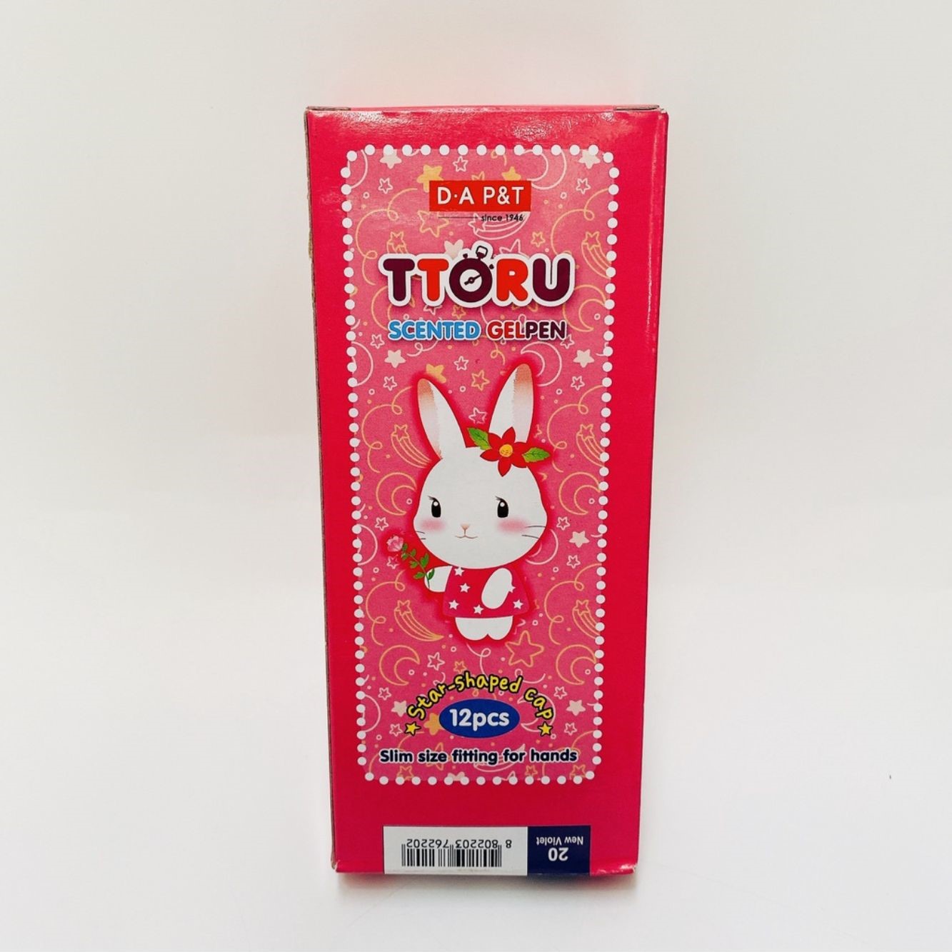 Bút gel nắp đậy 0.4mm Dong-A TToru có hương thơm, hàng chính hãng Hàn Quốc( mực tím không xoá).