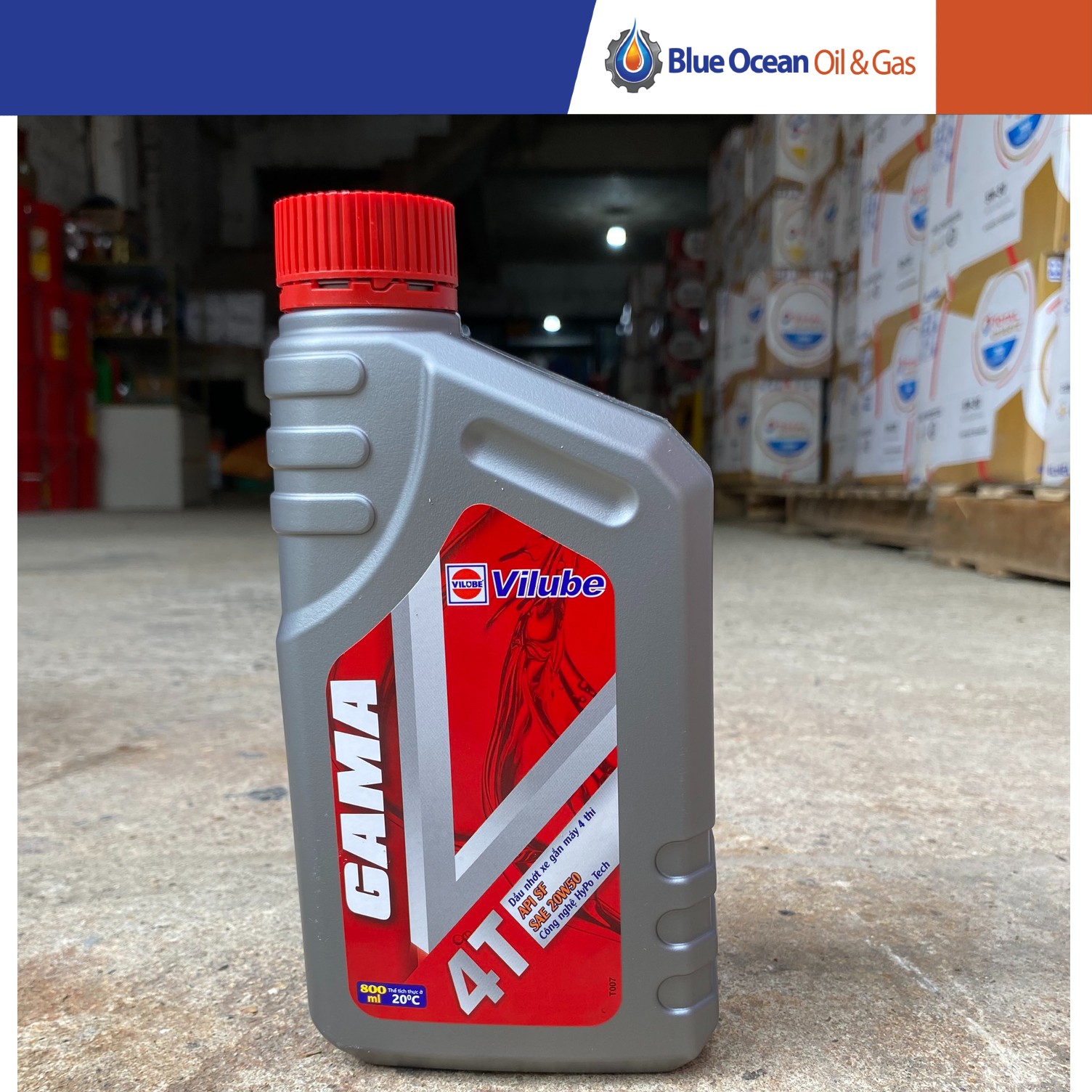 Dầu nhớt xe số gama vilube 20w50 800ml