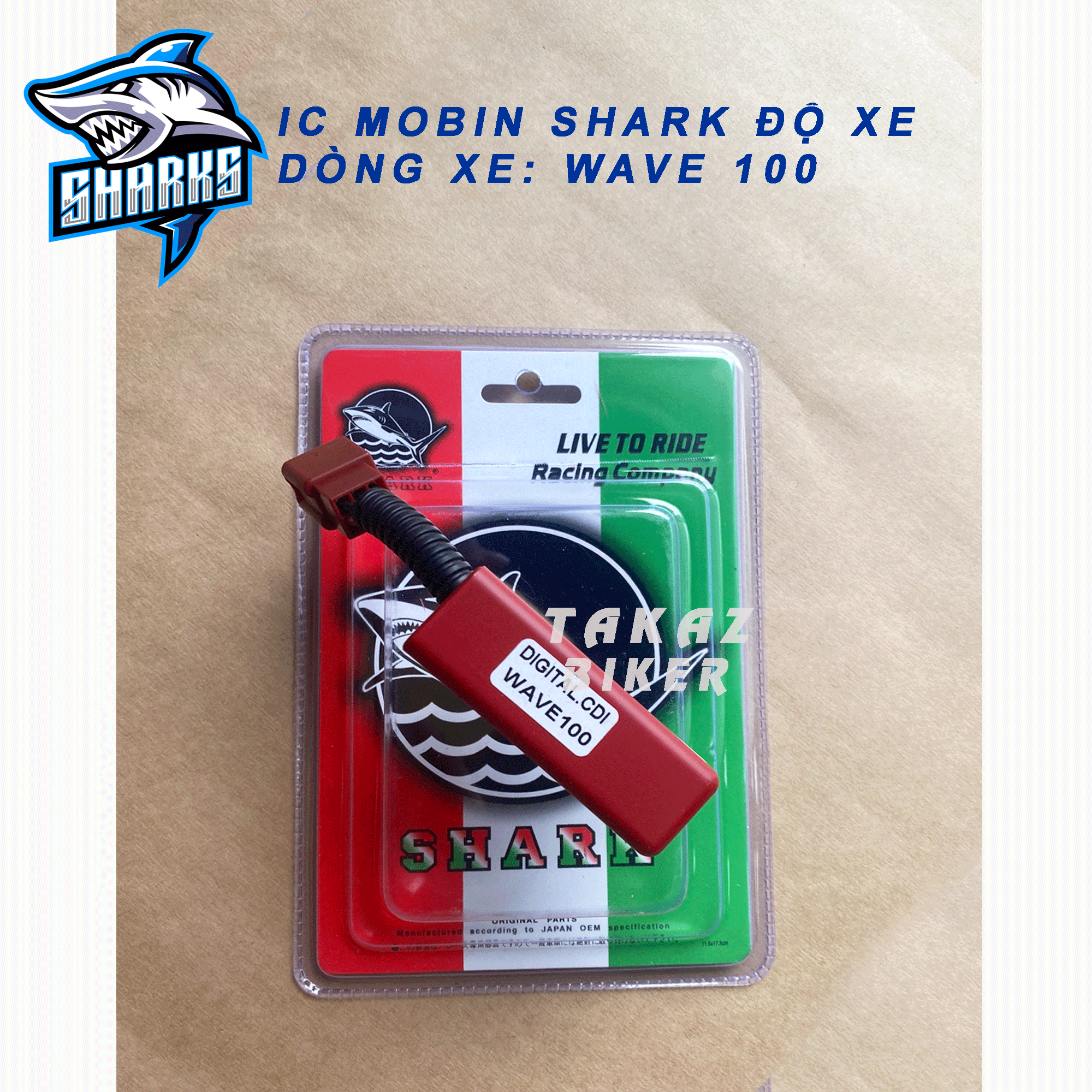 Ic độ mở tua shark dream wave 100 sirius 50cc galaxy 50cc