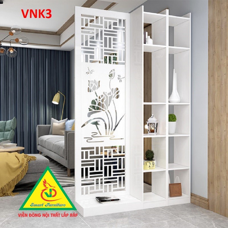 Vách ngăn tủ kệ VNK2- Nội thất lắp ráp