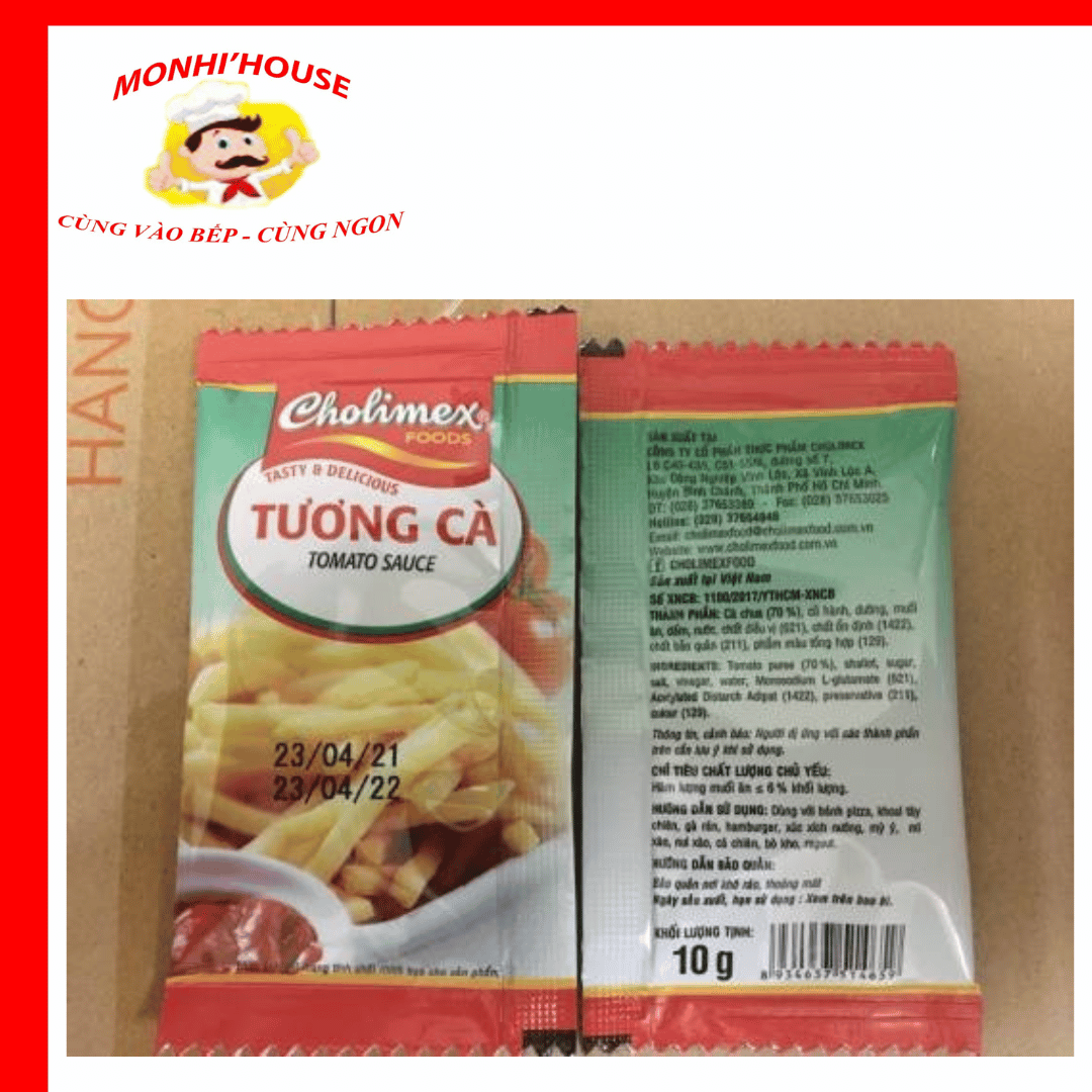 Tương cà/ tương ớt gói nhỏ 10g