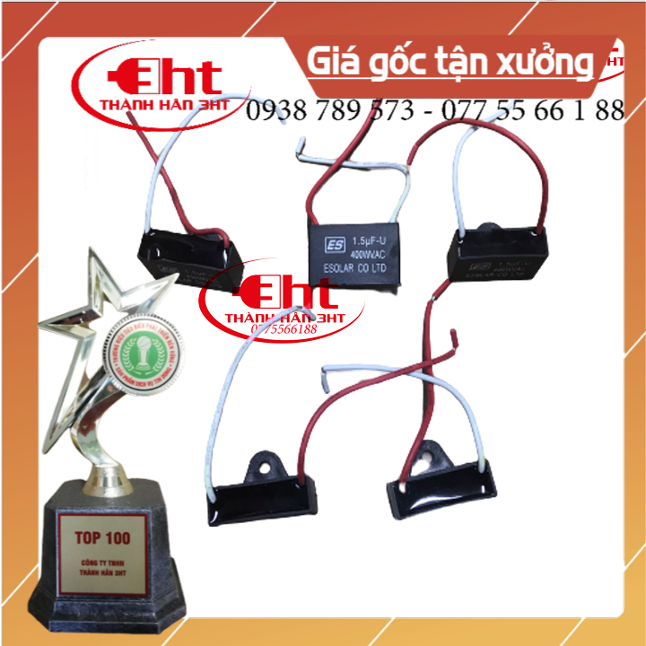 Tụ quạt cbb 2uf & 1.5uf {2 cái)