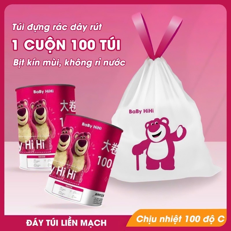 SET 3 Cuộn túi rác tự hủy, Túi rác tự phân hủy - Túi rác tự hủy -Túi rác sinh học bảo vệ môi trường