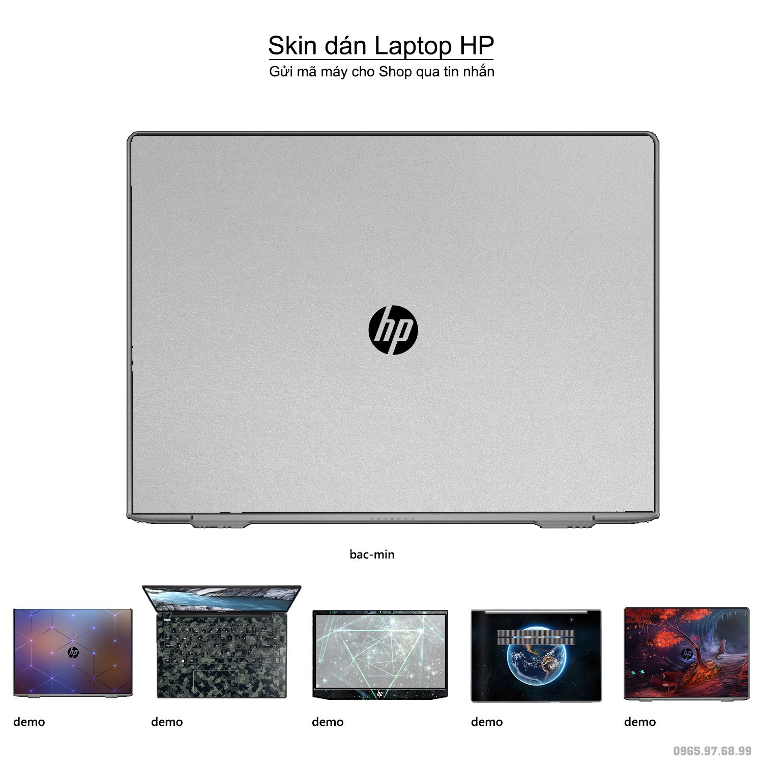 Giảm Giá Decal Skin Dán Laptop Hp Mẫu Aluminum Chrome Bạc Mịn - Beecost