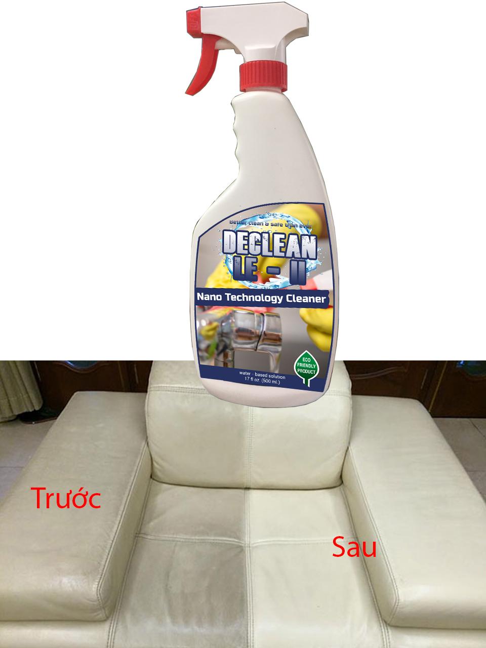 Dung Dịch Tẩy Rửa Dầu Mỡ Công Nghiệp Nhà Bếp Đồ Da Nữ Trang Ghế Sofa, Ghế Da, Nỉ Chai Xịt 500ml