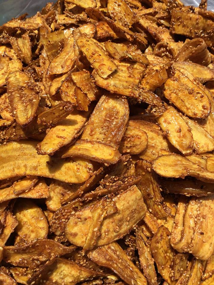 500g Chuối mè sấy giòn loại ngon