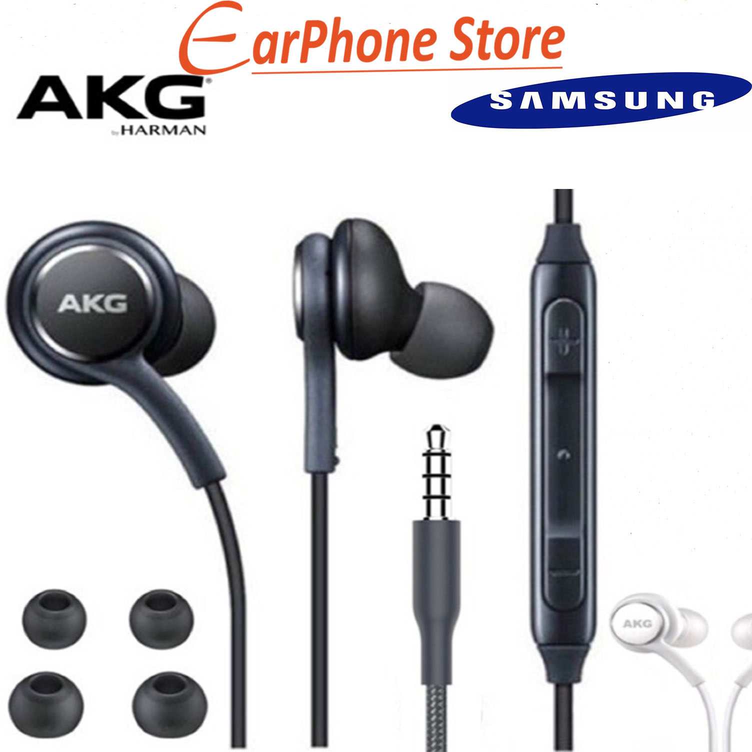 [XẢ KHO] Tai Nghe Nhét Tai AKG S10+ Full Box KÈM NÚM PHỤ tai nghe có dây MINTTECH âm thanh siêu hay, dây dù chống rối, tai nghe jack 3.5mm tương thích các dòng điện thoại có jack tròn cắm tai nghe, laptop, ipad