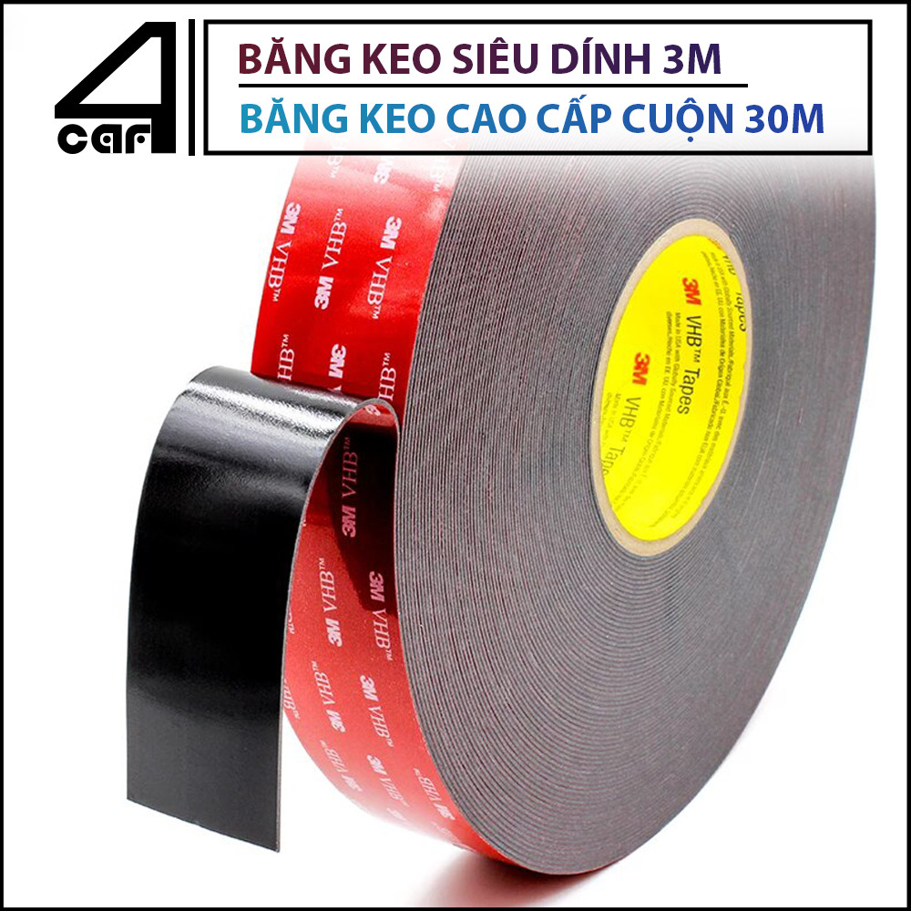 [Tặng keo 3M] Cuộn 30 mét băng dính 3M chính hãng, băng dính 2 mặt siêu dính, băng dính 3m 2 mặt , băng keo 3m, băng keo 2 mặt siêu dính , băng dính băng keo chống thâm chính hãng, keo 3m 2 mặt, keo 3m siêu dính hai mặt, keo 3m dán ô tô