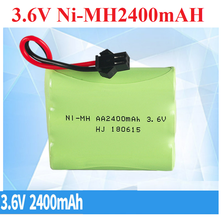 Pin sạc 3.6v dung lượng cao 2400mah cổng nối sm