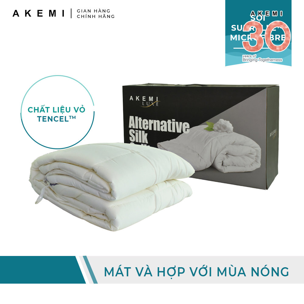Ruột Chăn Akemi Luxe Alternative Silk 210 x 210 cm (Queen)