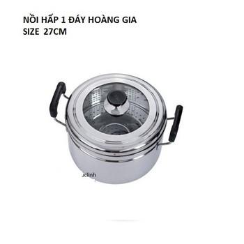 Nồi hấp inox cao cấp hoàng gia loại đường kính 27cm