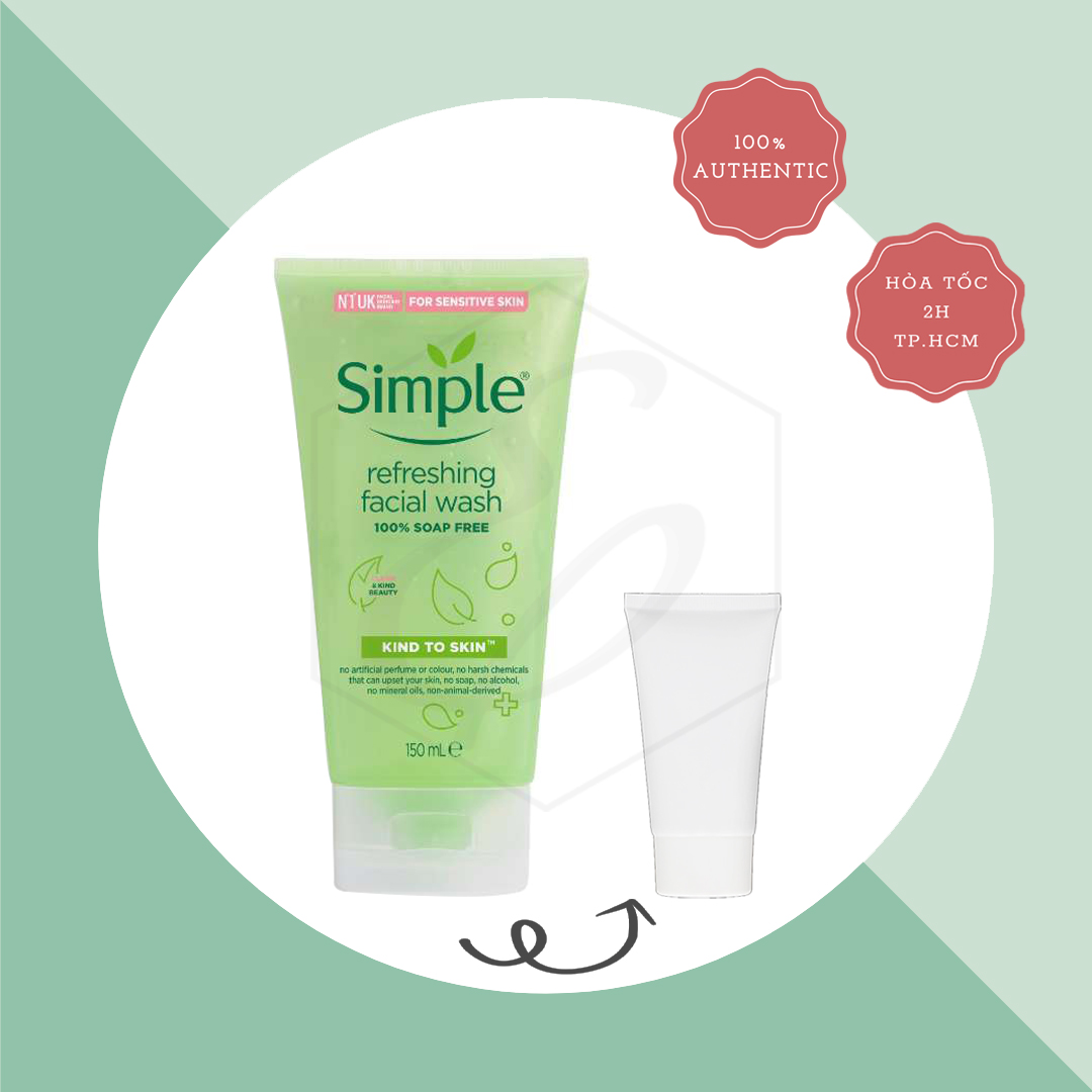 Sữa Rửa Mặt Simple Refreshing Facial Wash - 150ml