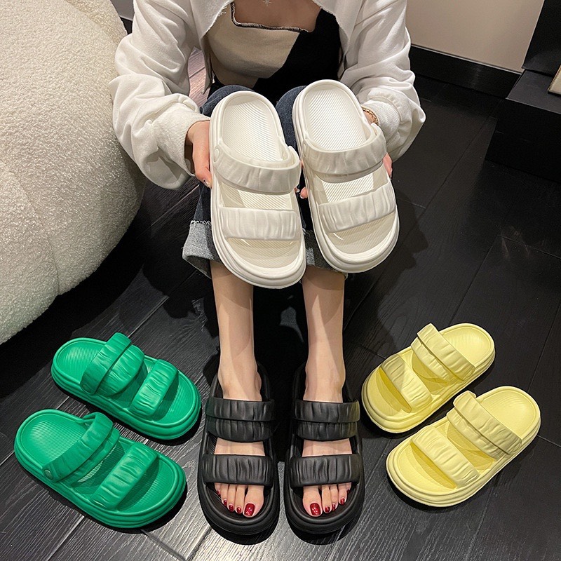 Dép xăng đan unisex hai quai ngang Dép thời trang nam nữ