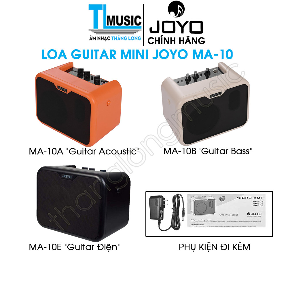 Chính Hãng JOYO MA-10A, MA-10B, MA-10E - Loa Amply Cho Đàn Guitar Acoustic, Guitar Bass, Guitar Điện Công Suất 10W Nhỏ Gọn, Di Động