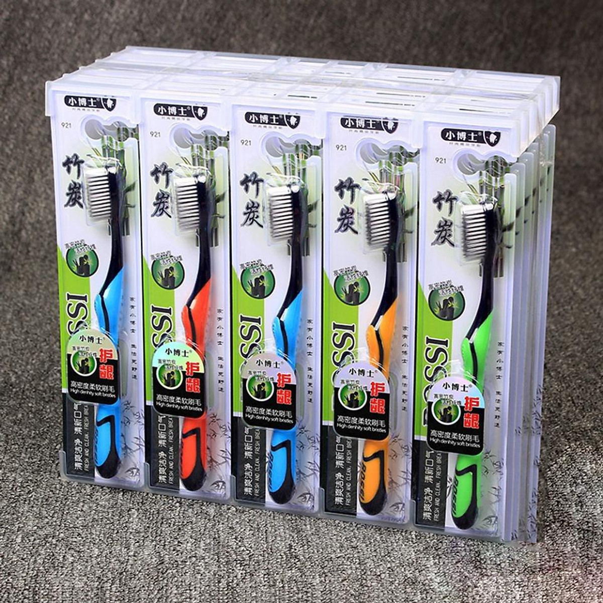 ComBo 3 Bàn Chải Đánh Răng Than Tre Hoạt Tính Bossi Hàn Quốc