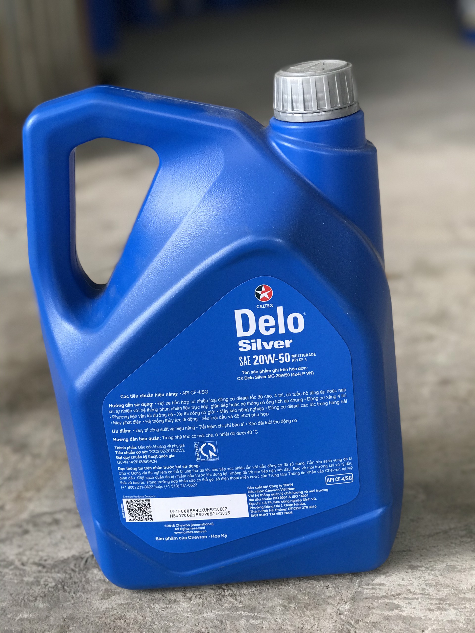 Dầu nhớt động cơ diesel delo® silver multigrade sae 20w-50