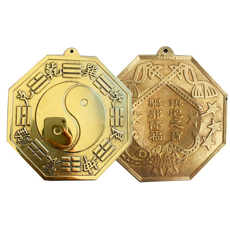 Gương Bát quái phong thủy bằng đồng