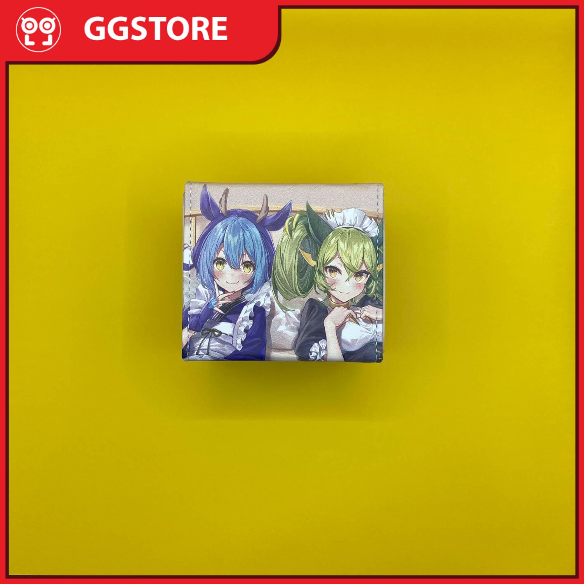 [GGSTORE] Hộp Đựng Thẻ Bài Da P.U Card Game Yugioh, Vanguard, Pokemon Size 100+ Hình Dragonmaid