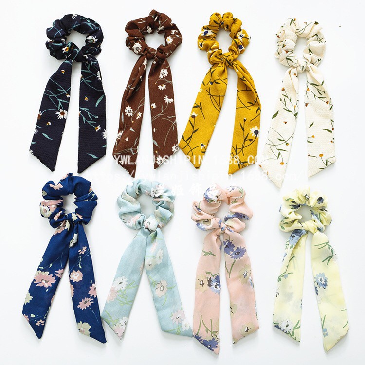 [HCM]Cột tóc vải dây nơ dài