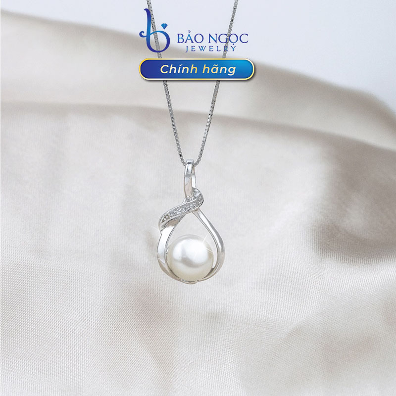  |25-29.9 NHẬP FALAZSOCIAL0915 GIẢM 15% 299K| Dây Chuyền Ngọc Trai Nước Ngọt Vòng Cổ Ngọc Trai Thật 100% Dày Dặn Ngọc Trắng - MD2810 - Bảo Ngọc Jewelry 