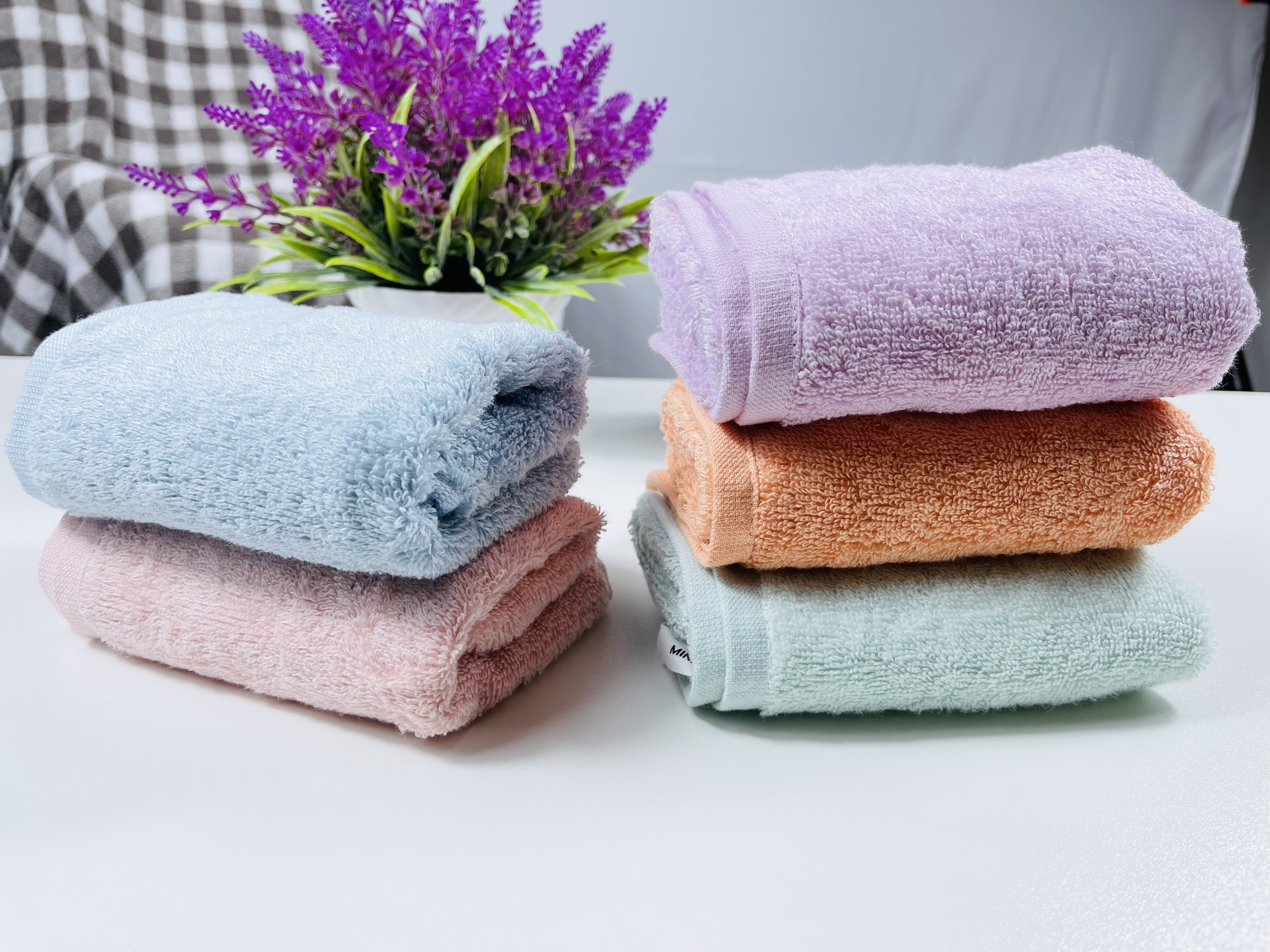 Khăn mặt cotton xuất nhật Muji Organic, KT 25x50cm