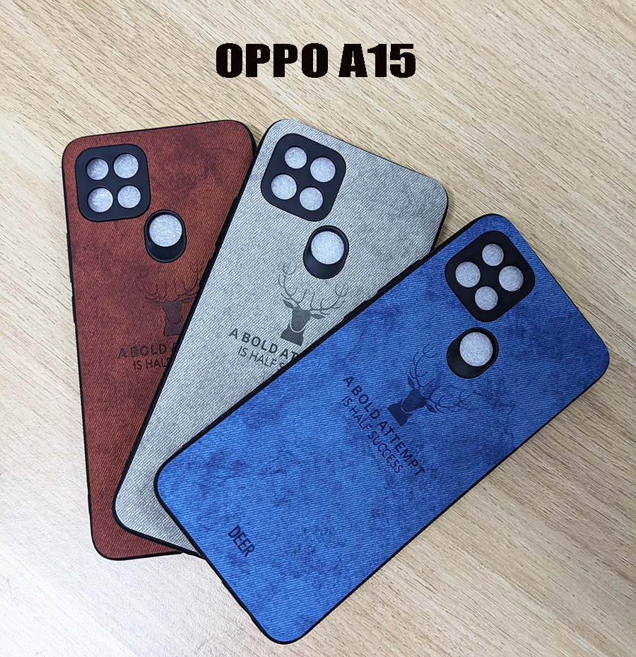 Ốp lưng vải oppo a15