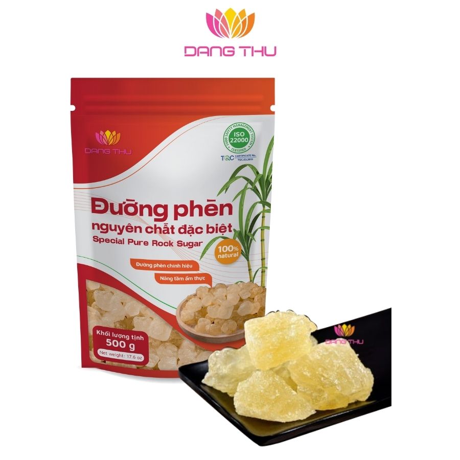 Đường phèn nguyên chất đặc biệt túi 500gr - Đăng Thư