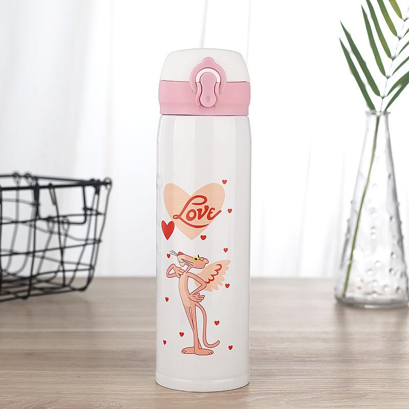 Bình giữ nhiệt inox hoạt hình (nhiều màu, hoạ tiết) - [bình đựng nước, bình giữ nhiệt, bình nước học sinh, bình nước kute]