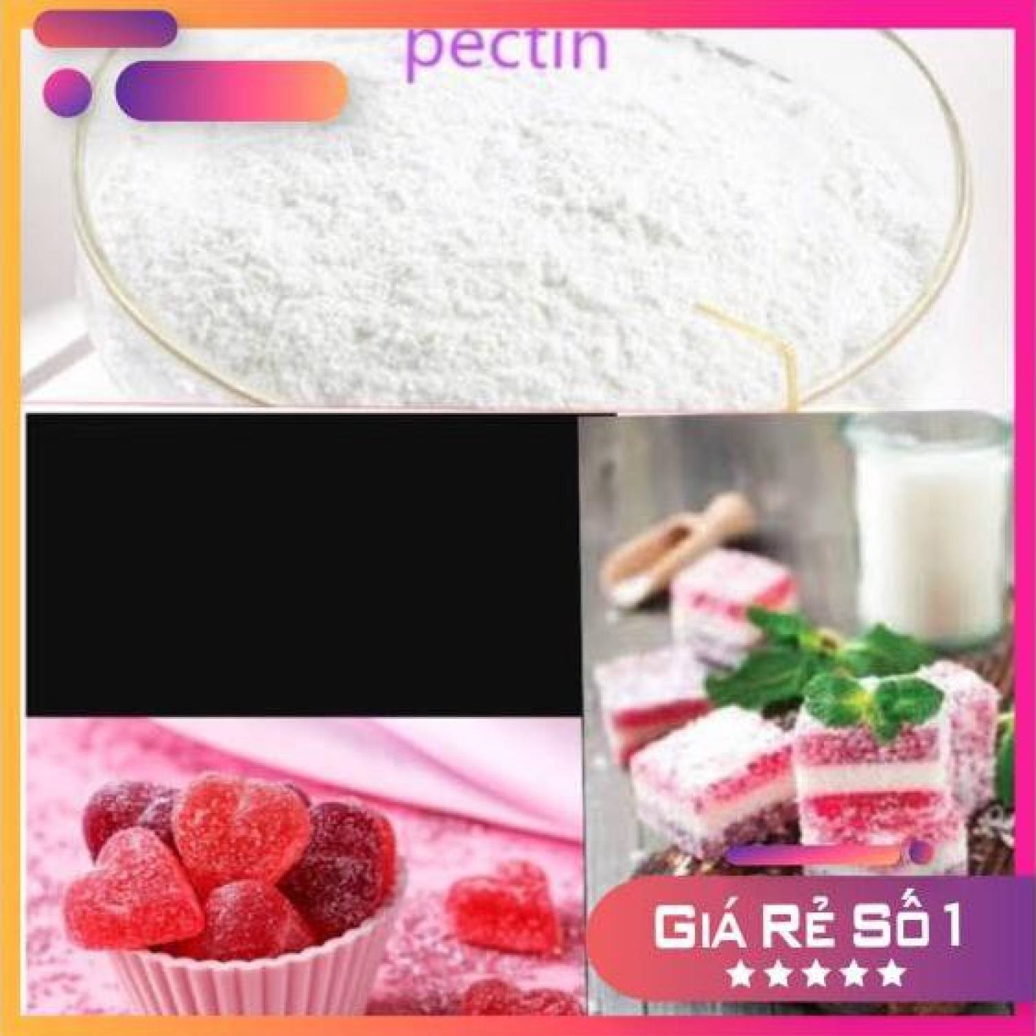 Bột pectin 100gr làm kẹo dẻo